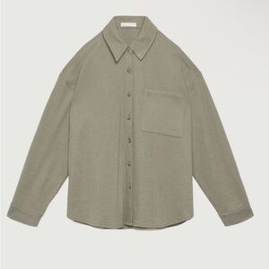 OAK + FORT Sage Green Shirt